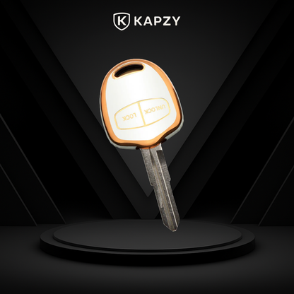 Case para Mitsubishi Evolution, Lancer, EX, Grandis, Outlander, Triton, Pajero, ASX (2 Botões) - Kapzy