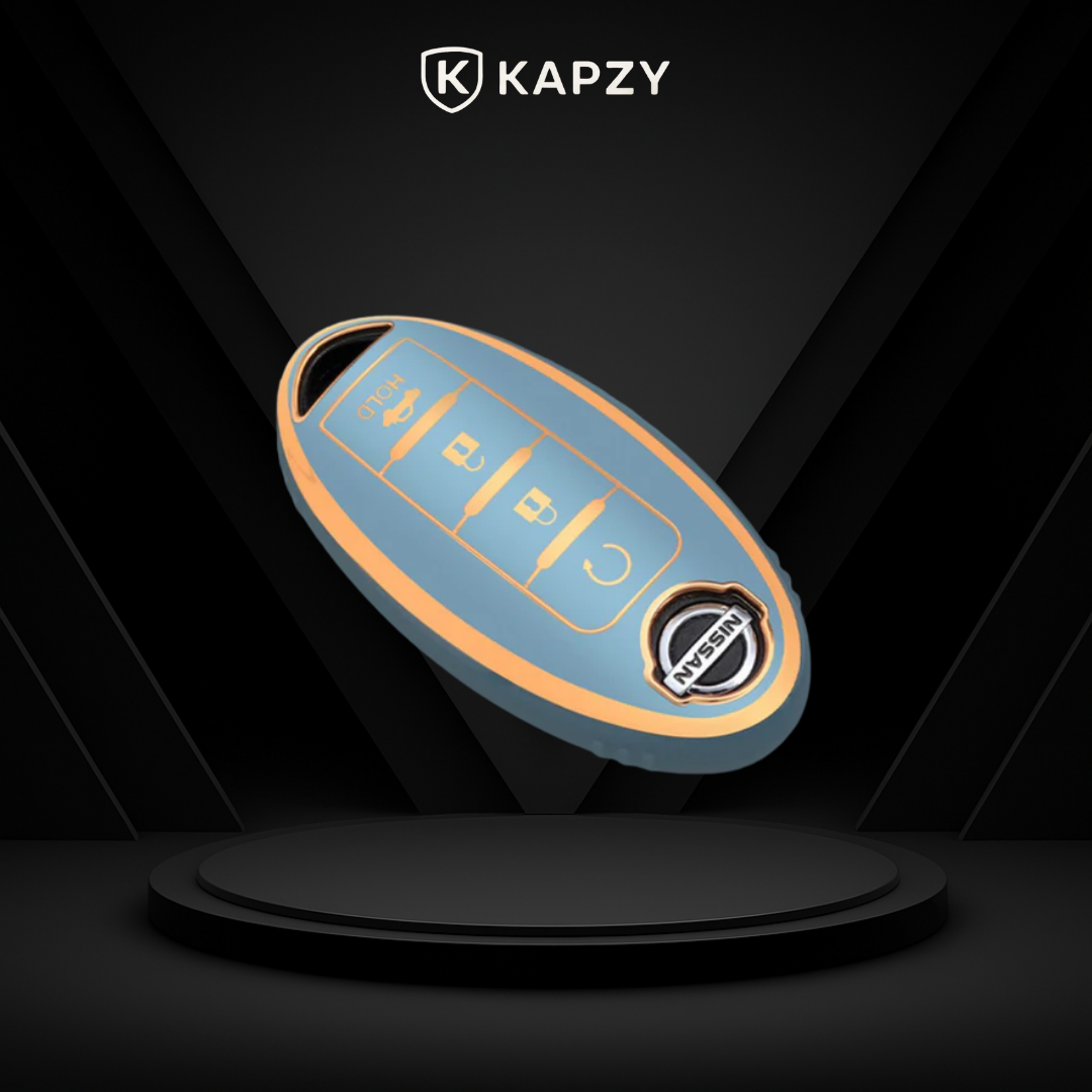 Case para Nissan X-Trail, Tiida, Altima, Pathfinder, Kicks, Livina, Sentra Presença (4 Botões) - Kapzy