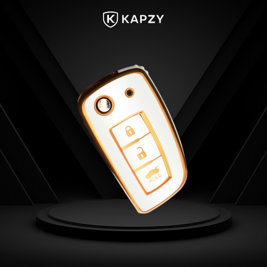 Case para Nissan X-Trail, Tiida, Altima, Pathfinder, Kicks, Livina, Sentra Canivete (3 Botões) - Kapzy