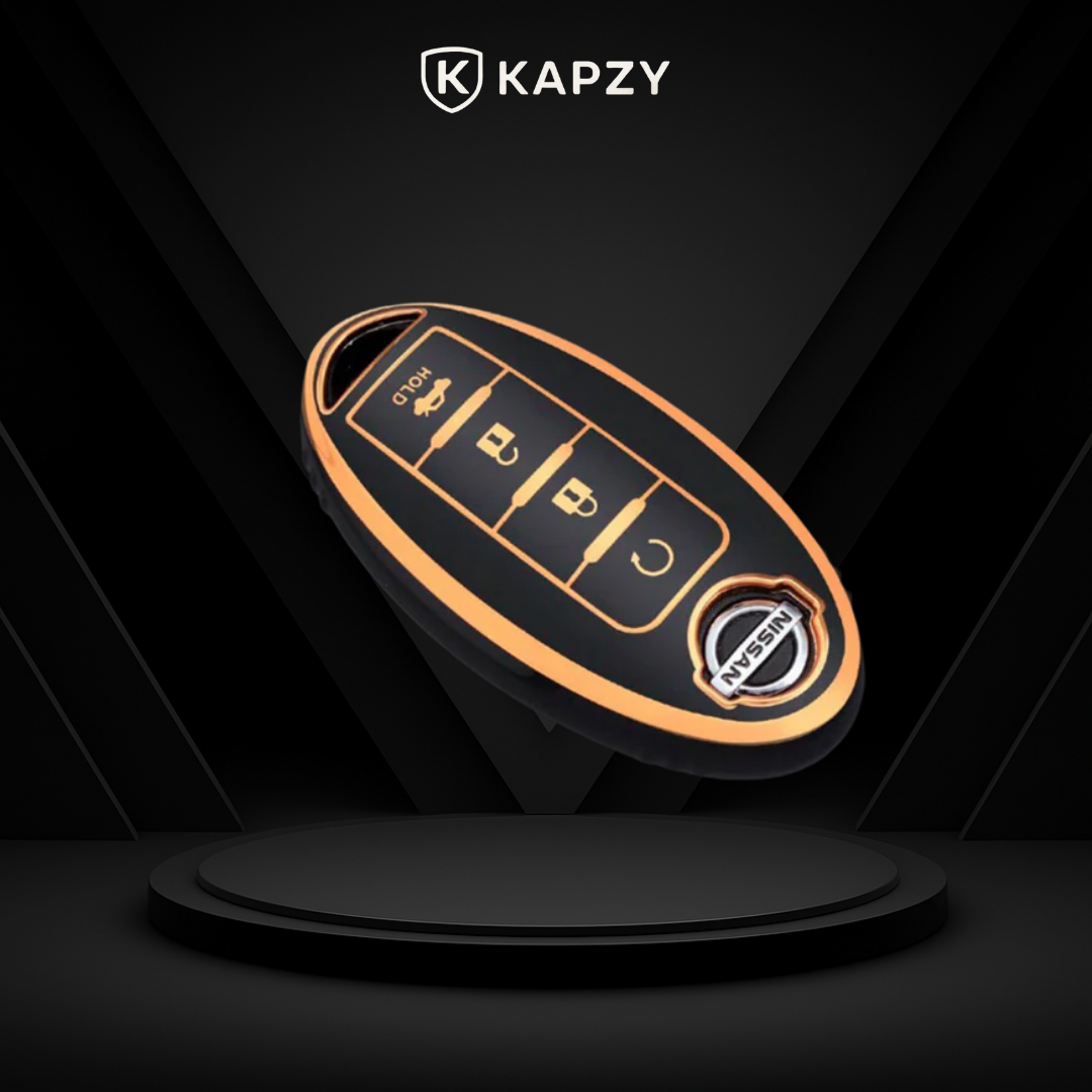 Case para Nissan X-Trail, Tiida, Altima, Pathfinder, Kicks, Livina, Sentra Presença (4 Botões) - Kapzy