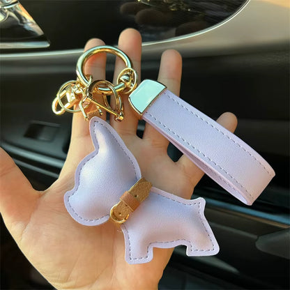 Chaveiro Couro + Cachorro - Kapzy