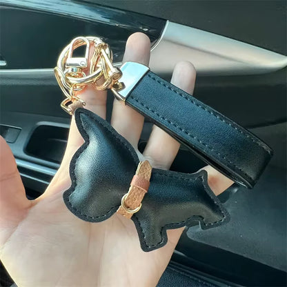 Chaveiro Couro + Cachorro - Kapzy