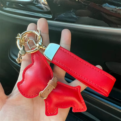 Chaveiro Couro + Cachorro - Kapzy