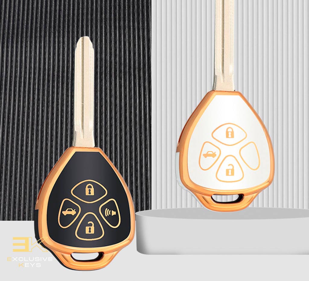 Case para Toyota Corolla, Camry, RAV4, Yaris, Etios, Hillux(4 Botões) - Kapzy