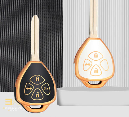 Case para Toyota Corolla, Camry, RAV4, Yaris, Etios, Hillux(4 Botões) - Kapzy