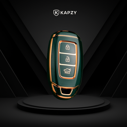 Case para Hyundai i30, ix35, Elantra, KONA, Azera, Santa Fe 3 botões - Kapzy
