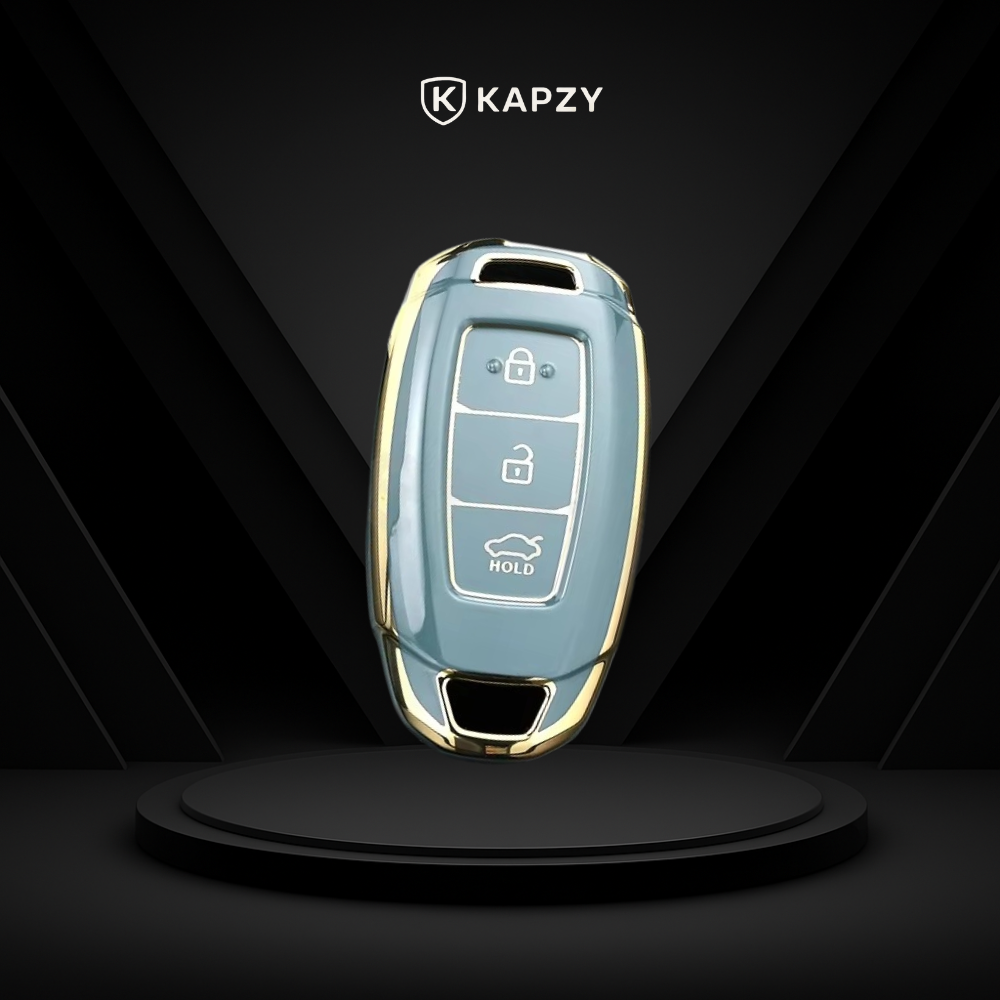 Case para Hyundai i30, ix35, Elantra, KONA, Azera, Santa Fe 3 botões - Kapzy