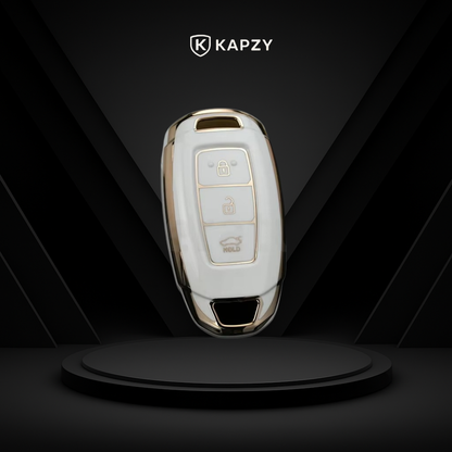 Case para Hyundai i30, ix35, Elantra, KONA, Azera, Santa Fe 3 botões - Kapzy