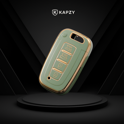Case para Hyundai IX35, Elantra, Sonata Presença 4 Botões - Kapzy