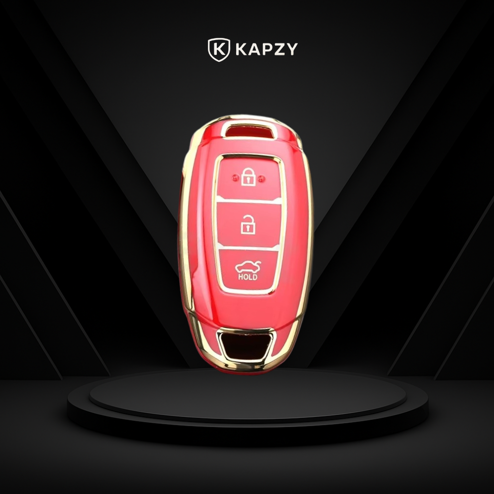 Case para Hyundai i30, ix35, Elantra, KONA, Azera, Santa Fe 3 botões - Kapzy