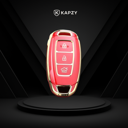 Case para Hyundai i30, ix35, Elantra, KONA, Azera, Santa Fe 3 botões - Kapzy