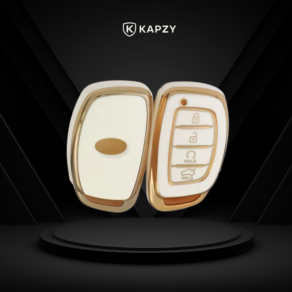 Case para Hyundai Tucson, Sonata, Santa Fe, Elantra, ix35, Hb20, Creta 4 Botões Presença Modelo 02 - Kapzy