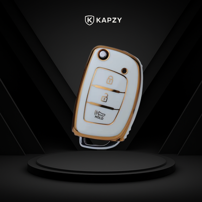 Case para Hyundai Tucson, Sonata, Santa Fe, Elantra, ix35, Hb20 Botão Hold Alarme - Kapzy