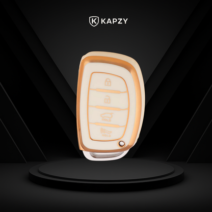 Case para Hyundai Tucson, Sonata, Santa Fe, Elantra, ix35, Hb20, Creta 4 Botões Presença - Kapzy