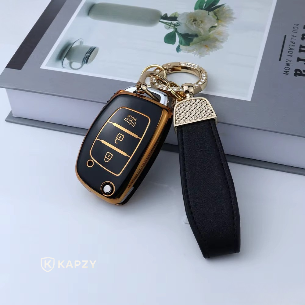 Case para Hyundai Tucson, Sonata, Santa Fe, Elantra, ix35, Hb20 Botão Hold Alarme - Kapzy