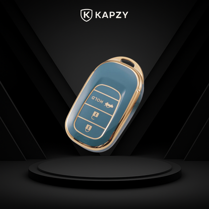 Case para Honda Civic, Accord, CR-V, HR-V, ZR-V 3 Botões (Porta-Malas) - Kapzy
