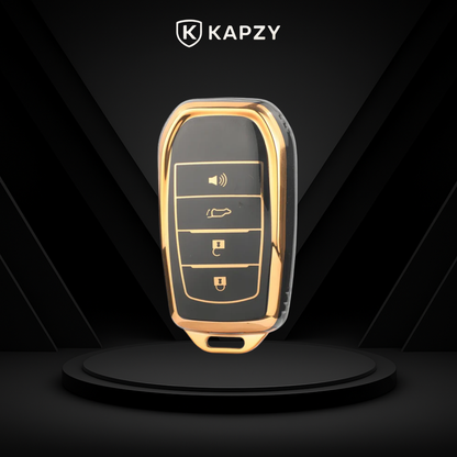 Case para Toyota Hilux, Land Cruiser 200, Camry, Corolla, RAV4, SW4, 4 Botões - Kapzy