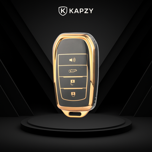 Case para Toyota Hilux, Land Cruiser 200, Camry, Corolla, RAV4, SW4, 4 Botões - Kapzy