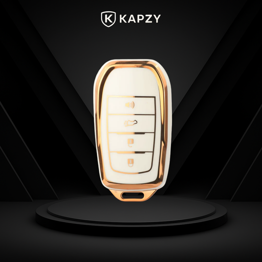 Case para Toyota Hilux, Land Cruiser 200, Camry, Corolla, RAV4, SW4, 4 Botões - Kapzy