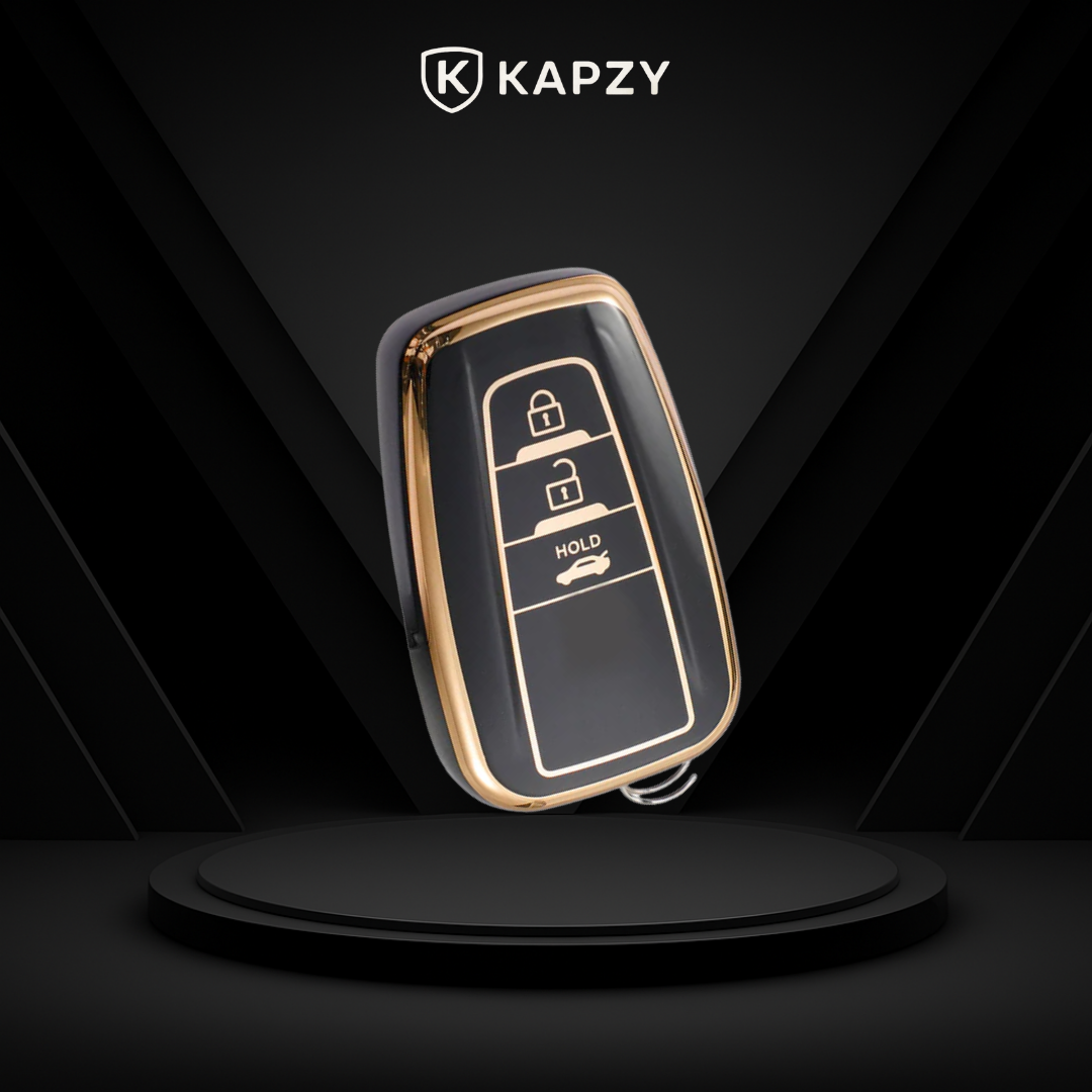 Case para Toyota Prius, Camry, Corolla, RAV4, Etios, Yaris, Hillux, Sw4 (3 Botões)- Kapzy