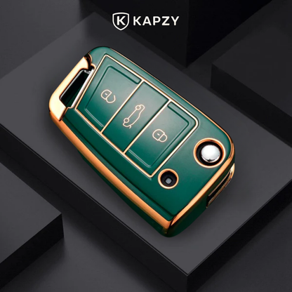 Case para Volkswagen Polo, Tiguan, Passat, Golf, Jetta, Bora, Gol, Voyage, Amarok, Virtus, Nivus, Taos, Tera, Tcross,  - Kapzy