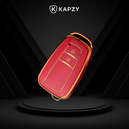 Case para Toyota Prius, Camry, Corolla, RAV4, Etios, Yaris, Hillux, Sw4 (2 Botões)- Kapzy
