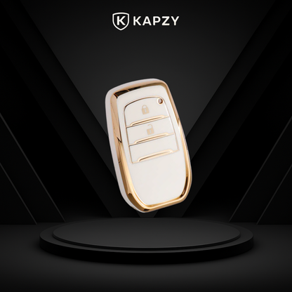 Case para Toyota Hilux, Land Cruiser 200, Camry, Corolla, RAV4, SW4, 2 Botões - Kapzy