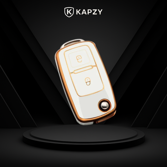 Case para Volkswagen Polo, Tiguan, Passat, Golf, Jetta, Bora, Gol, Voyagem, Amarok (2 botões) - Kapzy