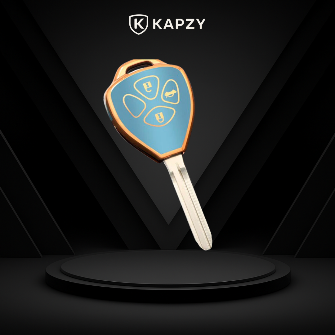 Case para Toyota Corolla, Camry, RAV4, Yaris, Etios, Hillux (3 Botões) - Kapzy