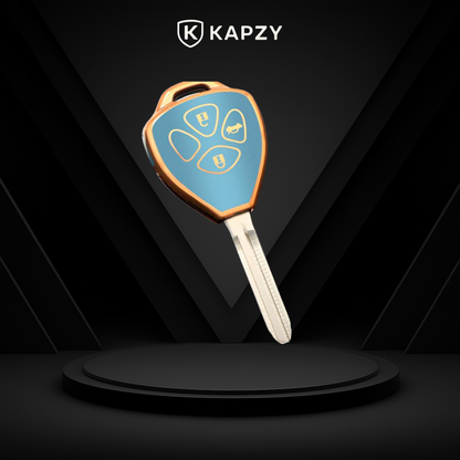 Case para Toyota Corolla, Camry, RAV4, Yaris, Etios, Hillux (3 Botões) - Kapzy