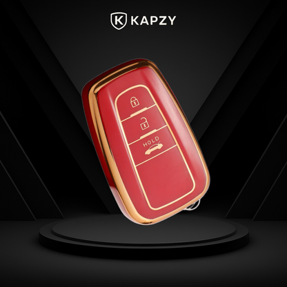 Case para Toyota Prius, Camry, Corolla, RAV4, Etios, Yaris, Hillux, Sw4 (3 Botões)- Kapzy