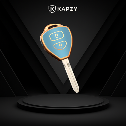 Case para Toyota Corolla, Camry, RAV4, Yaris, Etios, Hillux (2 Botões)  - Kapzy