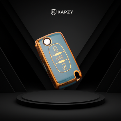 Case para Peugeot - 406 407 408 (Botão Porta Mala) - Kapzy