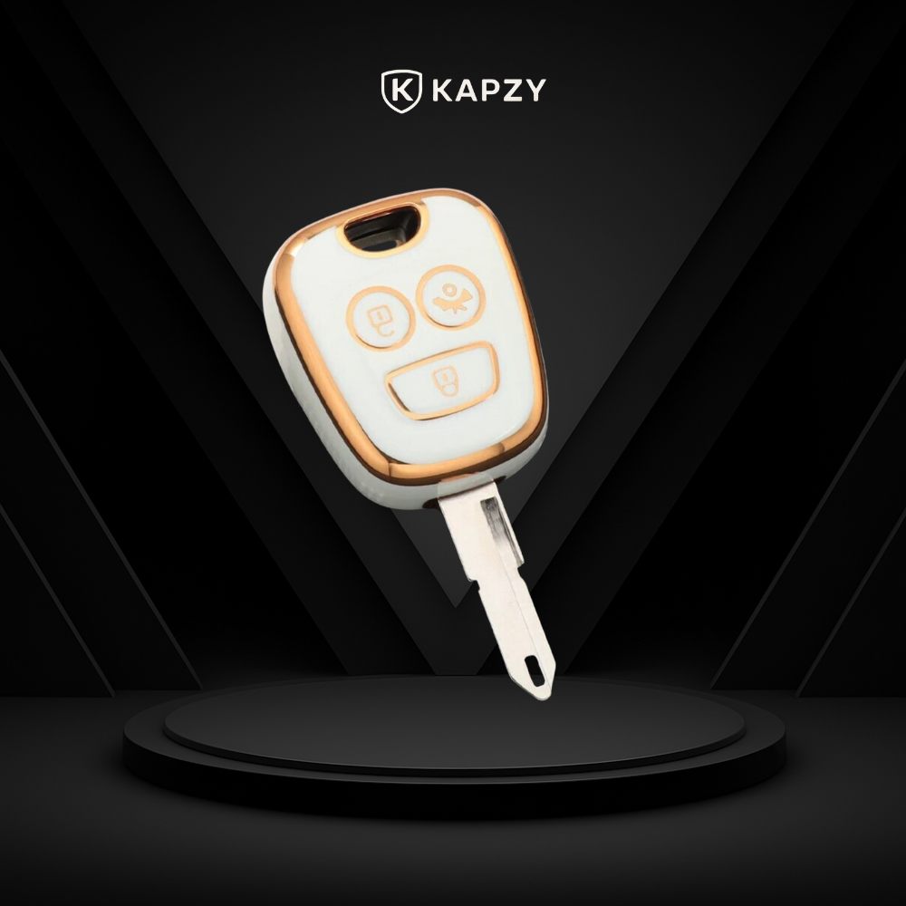 Case para Peugeot 106, 107, 206, 207, 306, 307, 406, 407 3 Botões - Kapzy