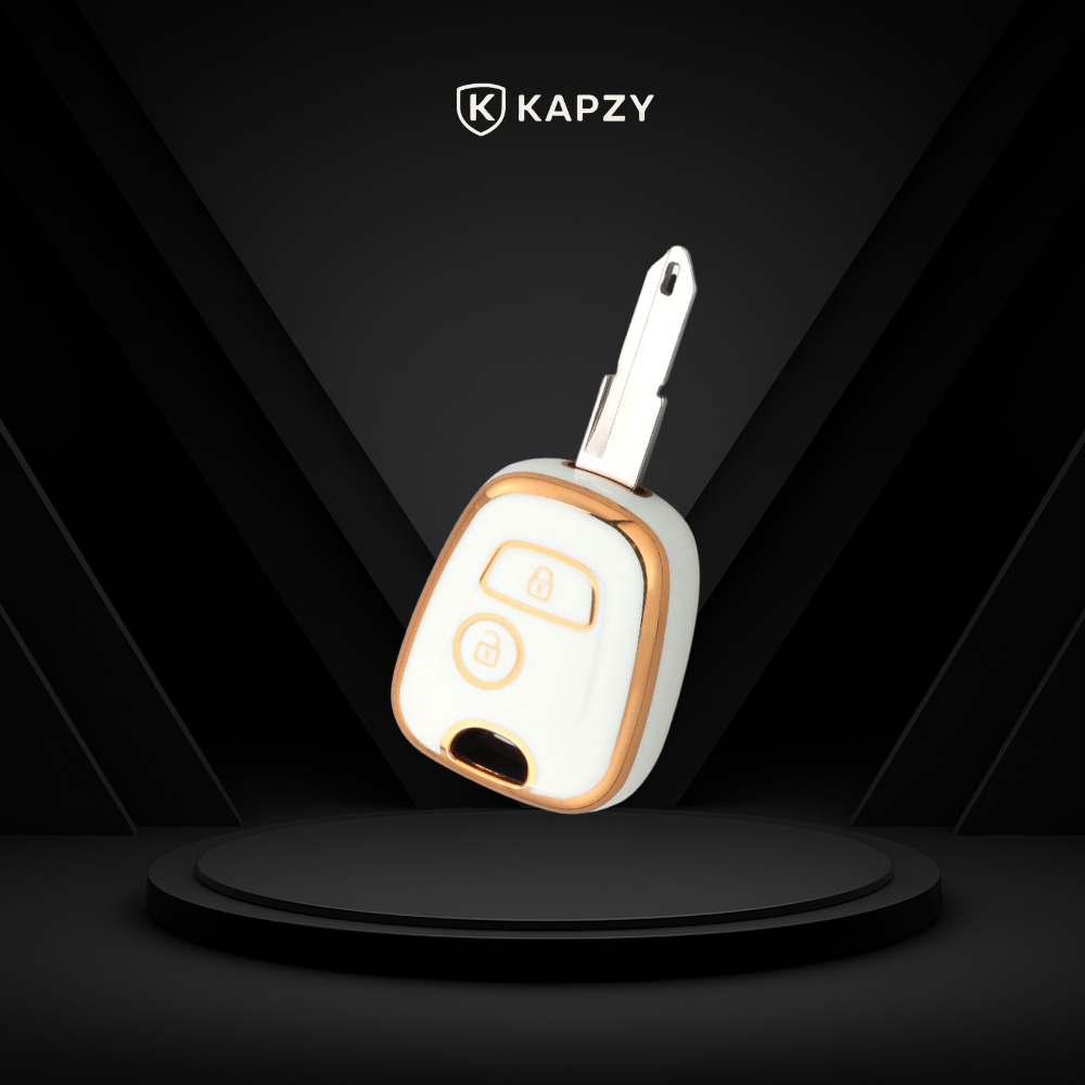 Case para Peugeot 106, 107, 206, 207, 306, 307, 406, 407 2 Botões - Kapzy