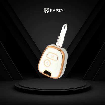 Case para Peugeot 106, 107, 206, 207, 306, 307, 406, 407 2 Botões - Kapzy