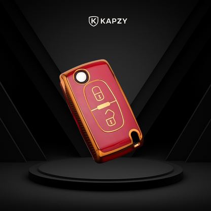 Case para Peugeot - 406 407 408 (2 Botões) - Kapzy