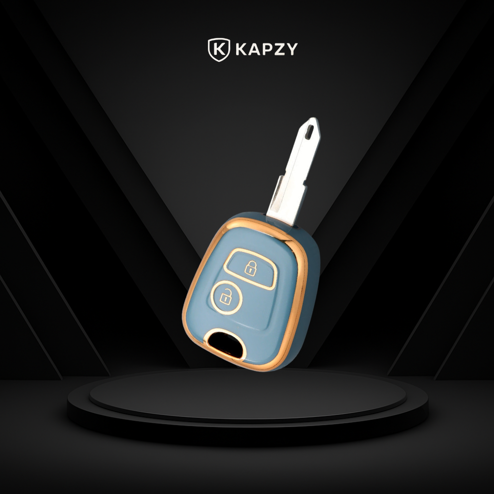 Case para Peugeot 106, 107, 206, 207, 306, 307, 406, 407 2 Botões - Kapzy
