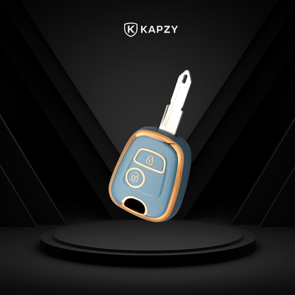Case para Peugeot 106, 107, 206, 207, 306, 307, 406, 407 2 Botões - Kapzy