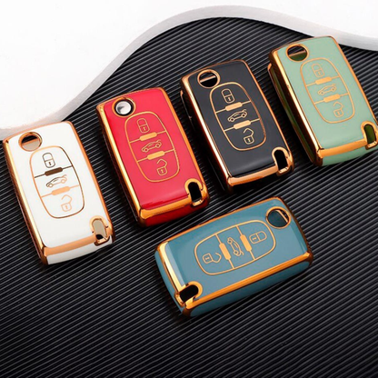 Case para Peugeot - 406 407 408 (Botão Porta Mala) - Kapzy