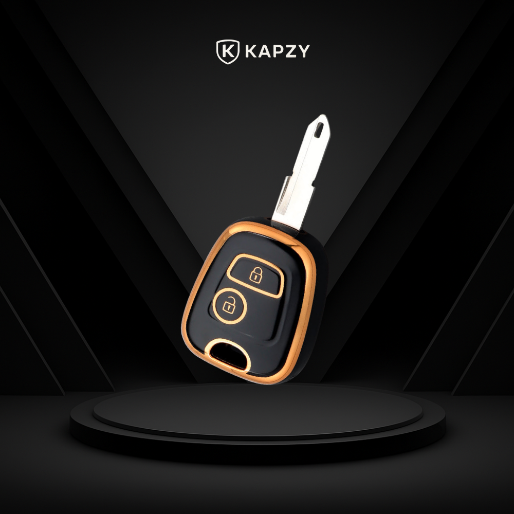 Case para Peugeot 106, 107, 206, 207, 306, 307, 406, 407 2 Botões - Kapzy