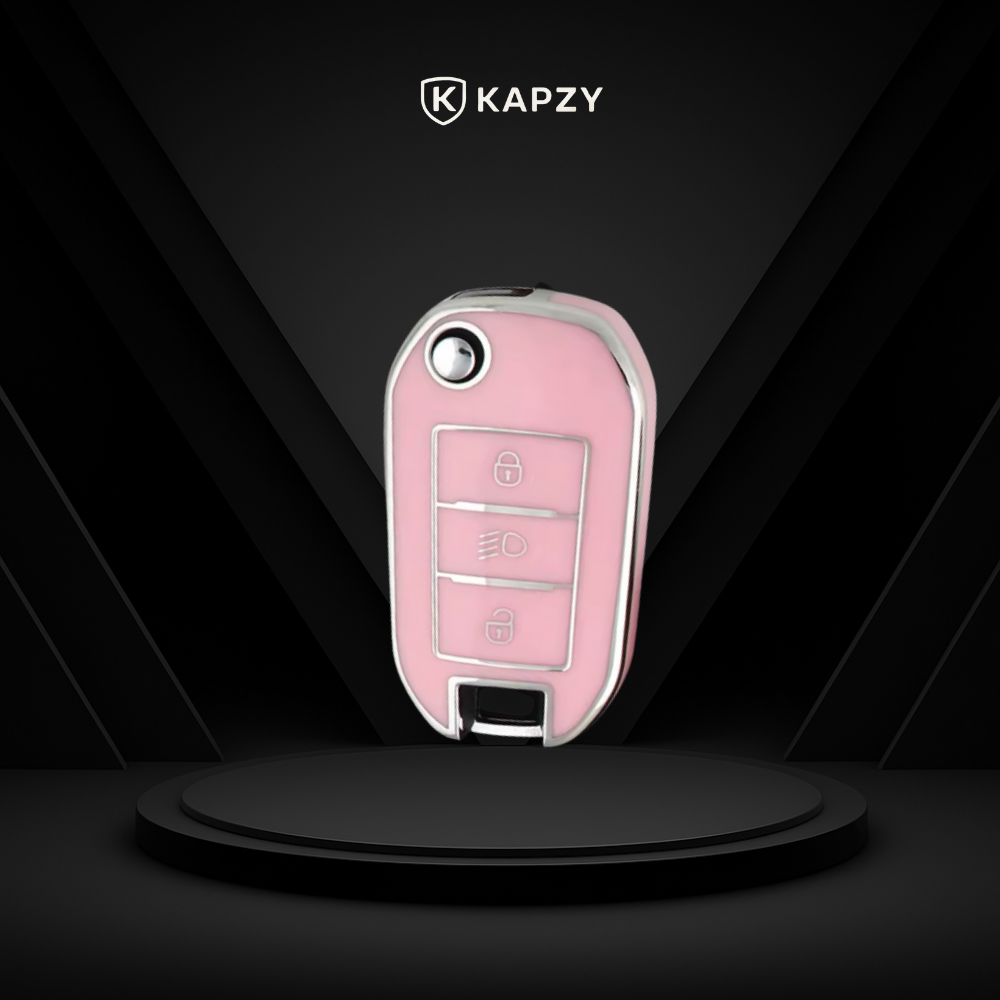 Case para Peugeot 208, 3008, 308, 508, 408, 2008, 307, 4008 (Botão do Farol) - Kapzy