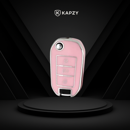 Case para Peugeot 208, 3008, 308, 508, 408, 2008, 307, 4008 (Botão do Farol) - Kapzy
