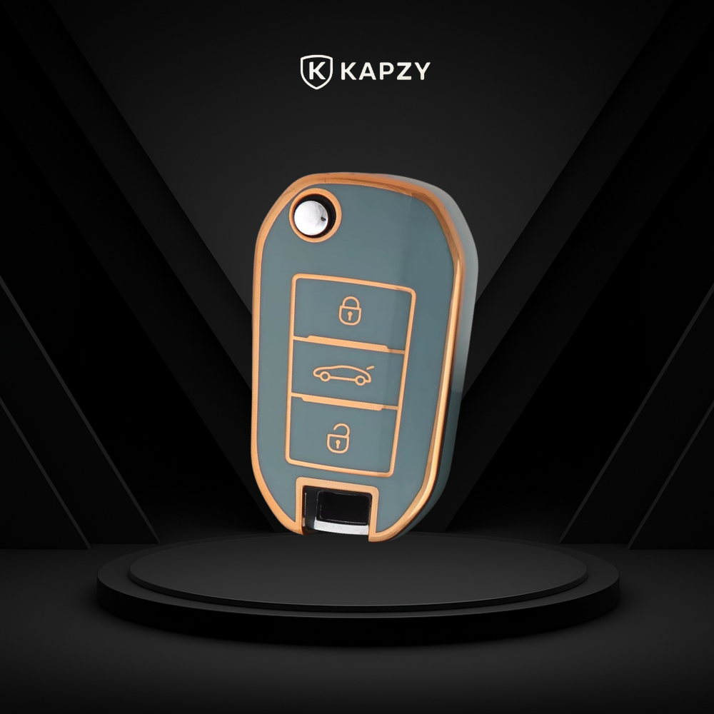 Case para Peugeot 208, 3008, 308, 508, 408, 2008, 307, 4008 (Botão do Porta Malas) - Kapzy