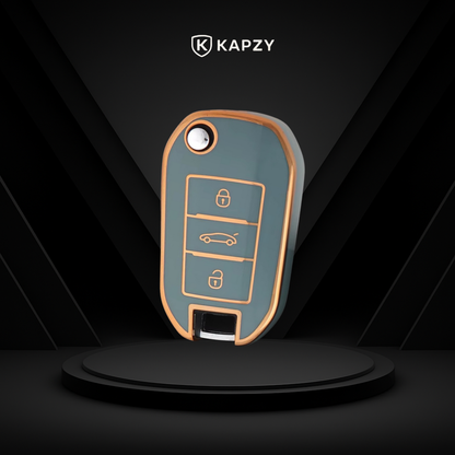 Case para Peugeot 208, 3008, 308, 508, 408, 2008, 307, 4008 (Botão do Porta Malas) - Kapzy