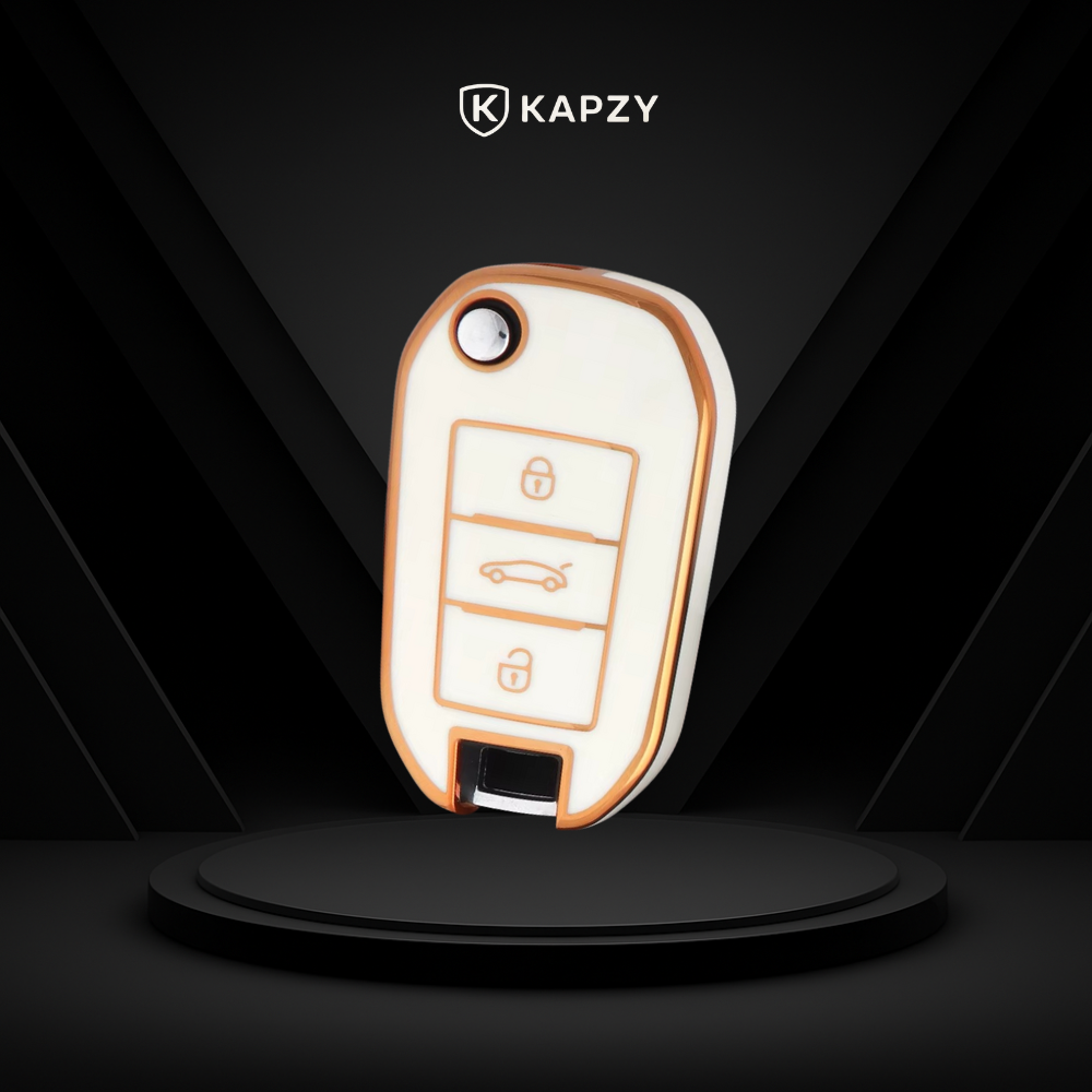 Case para Peugeot 208, 3008, 308, 508, 408, 2008, 307, 4008 (Botão do Porta Malas) - Kapzy