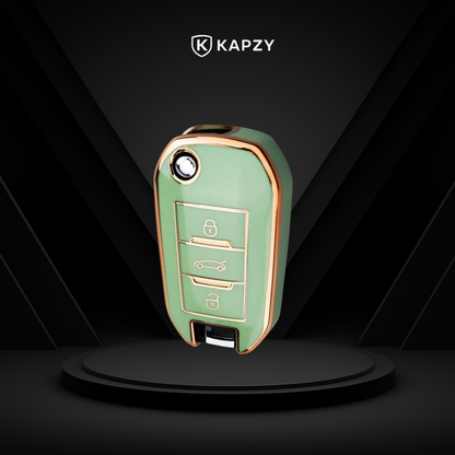 Case para Peugeot 208, 3008, 308, 508, 408, 2008, 307, 4008 (Botão do Porta Malas) - Kapzy