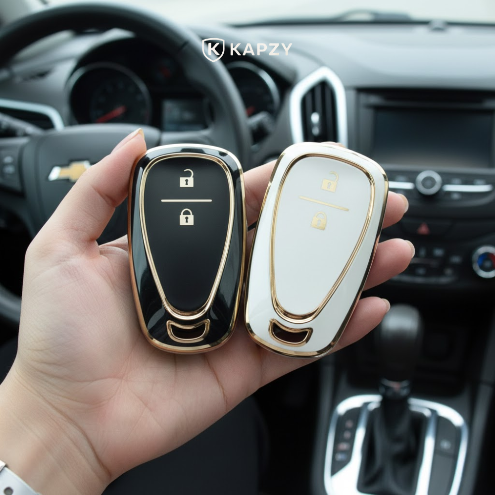 Case para Chevrolet Cruze, Onix, Tracker, S-10 (2 Botões) - Kapzy