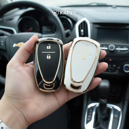 Case para Chevrolet Cruze, Onix, Tracker, S-10 (2 Botões) - Kapzy