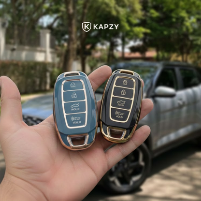 Case para Hyundai Elantra Sonata Creta i30 ix35 4 botões - Kapzy